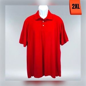 👕 HARRITON || Men’s 2XL Polo Style Knit  Shirt-